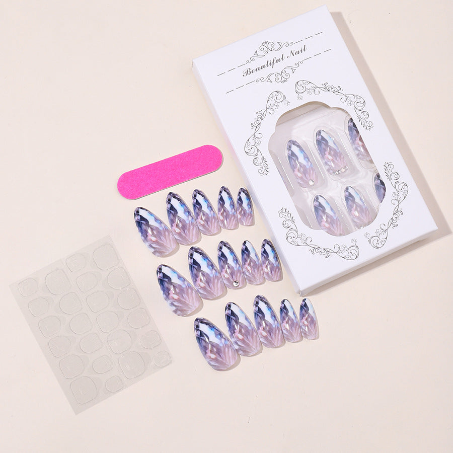 Aquamarine Press-On Nails